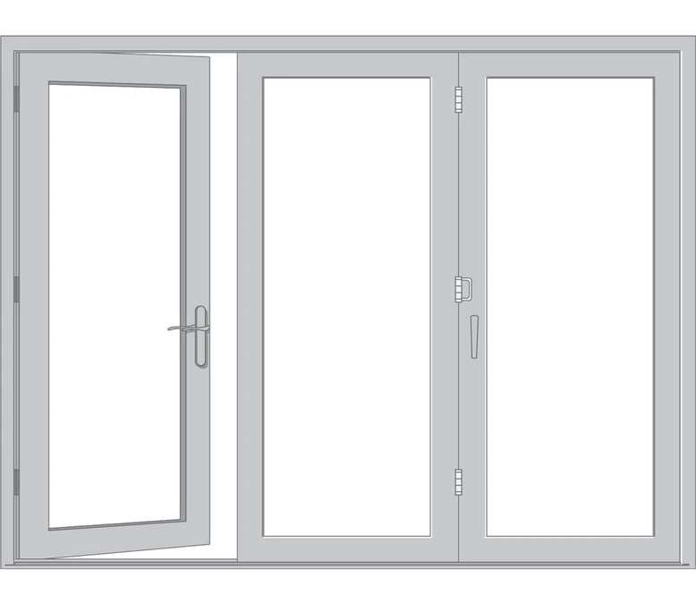 Morgantown Pella Architect Reserve Series Contemporary Bifold Patio Door