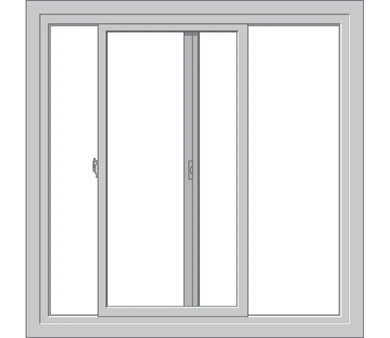 Morgantown Pella Hurricane Shield Series Vinyl Sliding Window