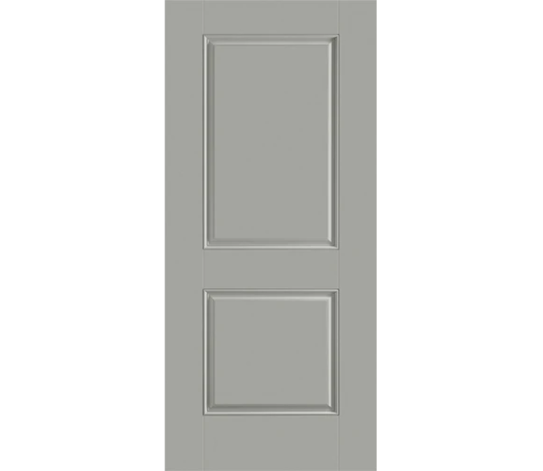 Morgantown Two Panel Square Fiberglass Entry Door